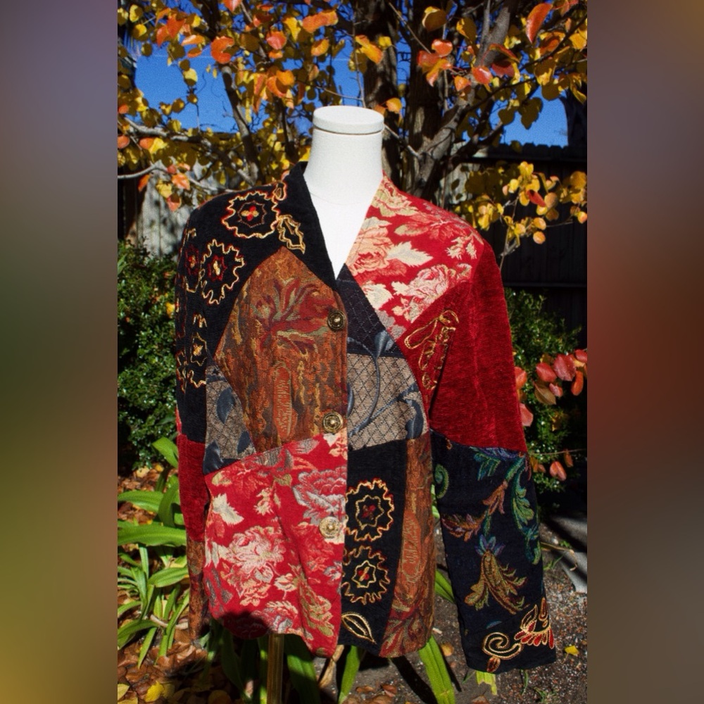 Vintage Patchwork Jacket - image 1